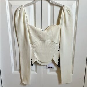NWT Self Portrait top large